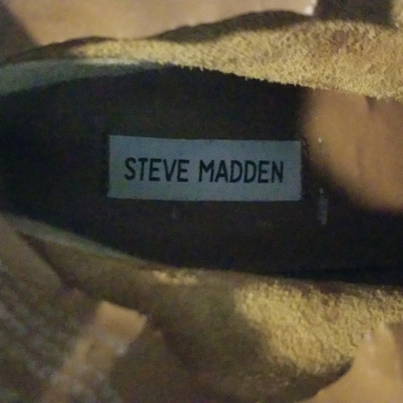 Steve Madden Philip Brown Suede Ankle Booties Size 9.5 - Picture 3 of 10